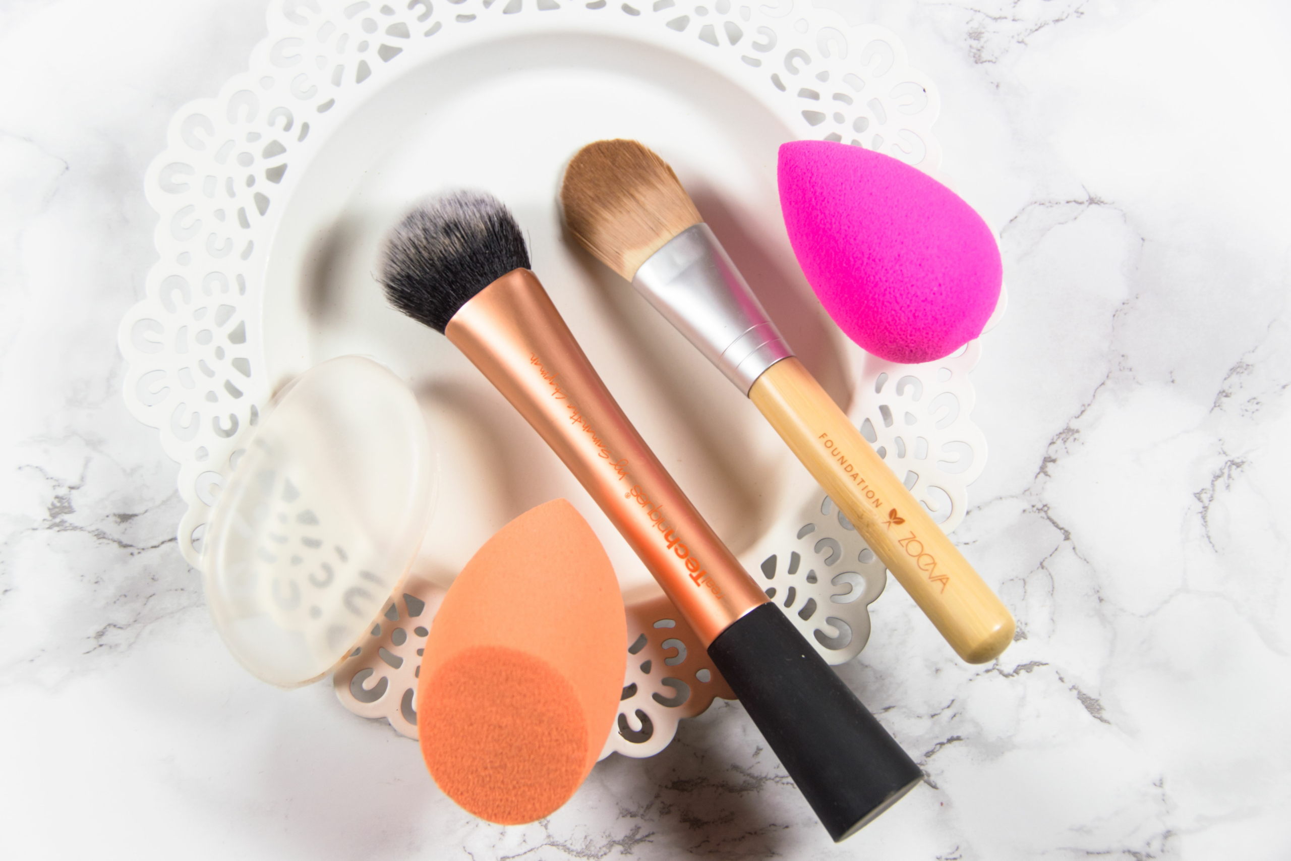 Foundation auftragen, Beautyblender, Silisponge